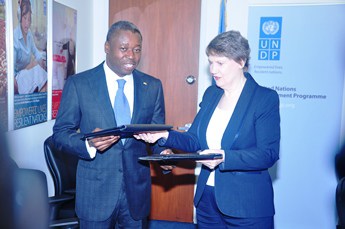  Réduction de la pauvreté :  Faure Gnassingbé obtient à New York le soutien ferme du PNUD au programme PUDC
