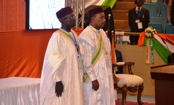  Le président de l’Assemblée nationale à l’investiture du président Issoufou Mahamadou