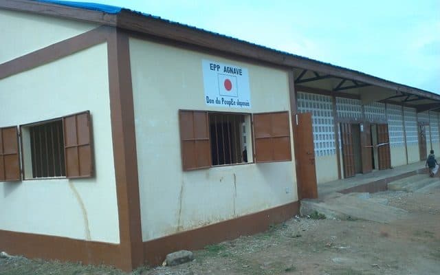  Le Japon  finance un bâtiment scolaire à l’EPP Agnavé dans le Zio