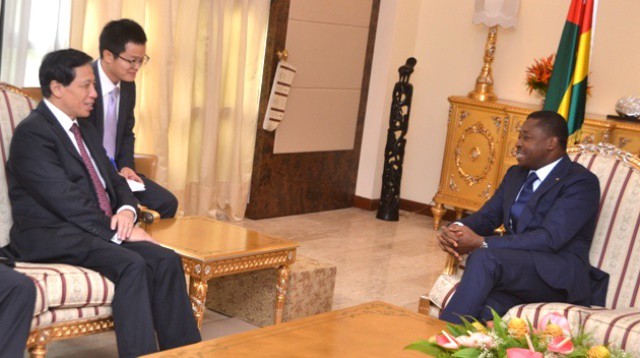  Le vice-ministre chinois des Affaires Etrangères, en visite de travail au Togo  reçu par le chef de l’Etat
