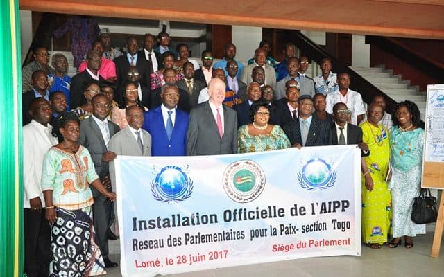  L’honorable Gnakouafré Sabine dirige désormais la section Togolaise de  l’Association Internationale des Parlementaires pour la Paix