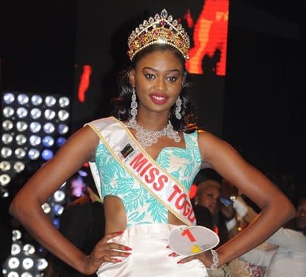  Mlle Cornélia Dédévi Ayaba Adomayakpo élue Miss Togo 2017