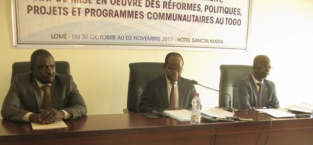  Les réformes des Politiques, projets et programmes de développement de l’UEMOA en cours d’étude à Lomé