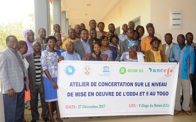  Education de qualité pour tous : Des acteurs de mise en œuvre des ODD 4/5 se concertent à Lomé