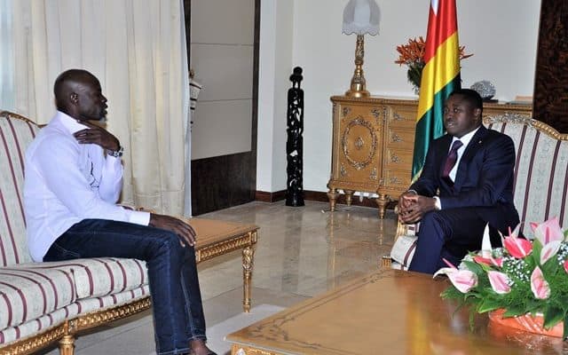  Promotion du 7ème art en Afrique : Le chef de l’Etat s’est entretenu avec l’acteur-  réalisateur Djimon Hounsou