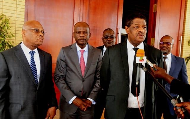  Le président  de la Commission de la CEDEAO, Alain Marcel de Souza fait le point de la situation politique Bissau-Guinéenne au chef de l’Etat
