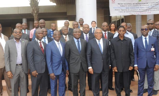  Promotion de l’agriculture climato intelligente en Afrique de l’Ouest : Un document du projet régional soumis à validation