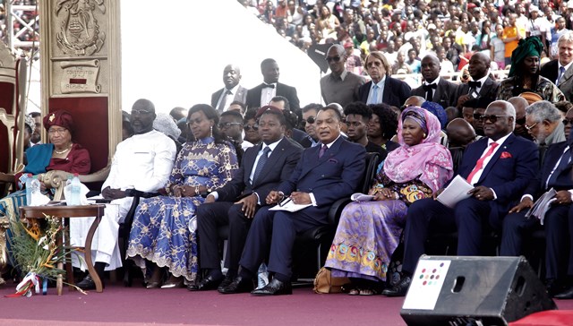  Prestation de serment du nouveau président du Liberia, George Weah : Le chef de l’Etat, Faure Essozimna Gnassingbé était à la cérémonie mardi