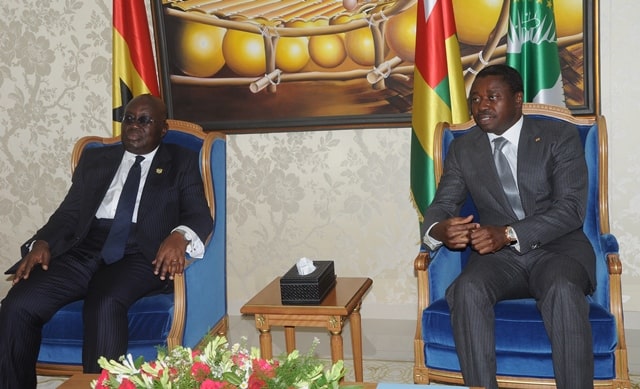  Le président Ghanéen Nana Addo Dankwa Akufo-Addo  présent à Lomé vendredi pour le 2è jour du dialogue intertogolais :  Des avancées observées, mais les travaux de nouveau suspendus pour une date ultérieure