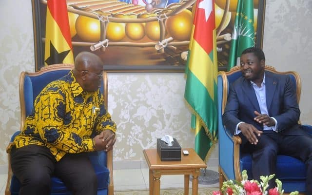  Le chef de l’Etat ghanéen Nana Akufo-Addo présent à Lomé pour l’ouverture du dialogue politique