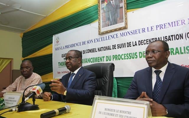  Le Premier ministre préside les travaux de la 4ème réunion du Conseil National de Suivi de la Décentralisation à Tsévié