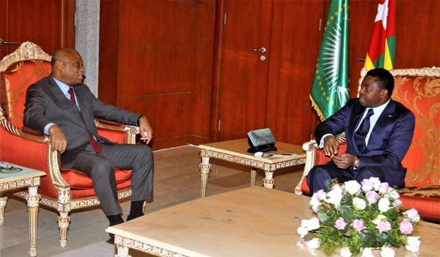  Les présidents de la Commission de la CEDEAO et de l’UEMOA ainsi que deux diplomates en fin de mission reçus par le chef de l’Etat
