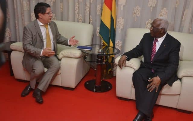  Les ambassadeurs de la République Arabe d’Egypte et de France au Togo chez le président de l’Assemblée nationale