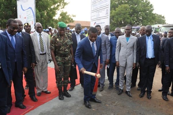  Le chef de l’Etat, Faure Essozimna Gnassingbé lance le projet d’Aménagement et d’Assainissement du canton de Togblékopé