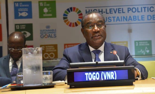  Mise en œuvre des ODD : Le Premier ministre  présente aux Nations Unies le rapport du Togo axé sur les dernières initiatives nationales de développement