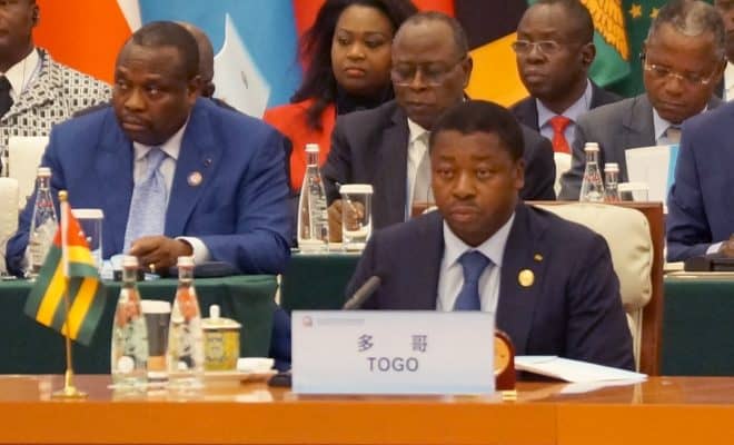  7ème Sommet  Sino-Africaine à Pékin : Le président Faure Gnassingbé plaide  pour un accroissement  des investissements