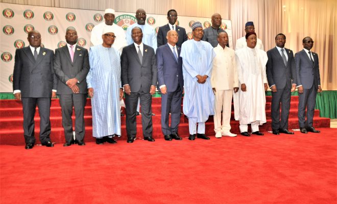  Le président de la République, Faure Essozimna Gnassingbé a pris part aux travaux du 55ème session ordinaire de la CEDEAO à Abuja, au Nigéria