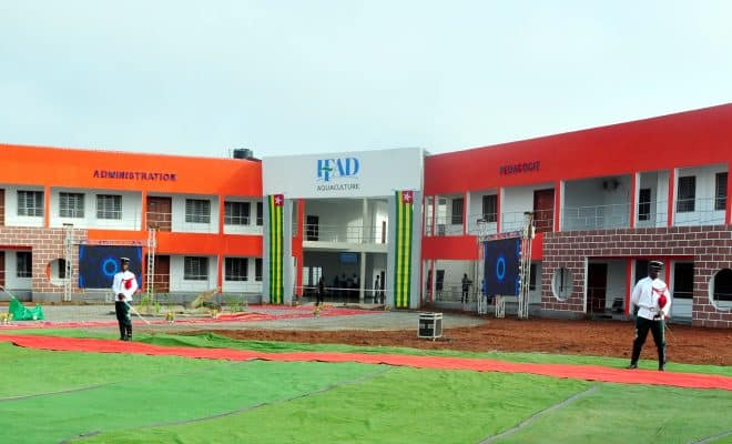  Le tout nouvel institut IFAD Aquaculture d’Elavagnon inauguré par le chef de l’Etat