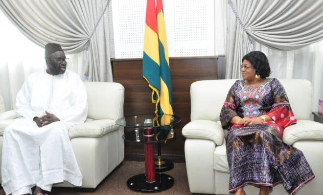  A l’Assemblée nationale :  Mme Yawa Djigbodi Tségan s’est entretenue avec les  présidents du parlement de la CEDEAO  et du CIP-UEMOA