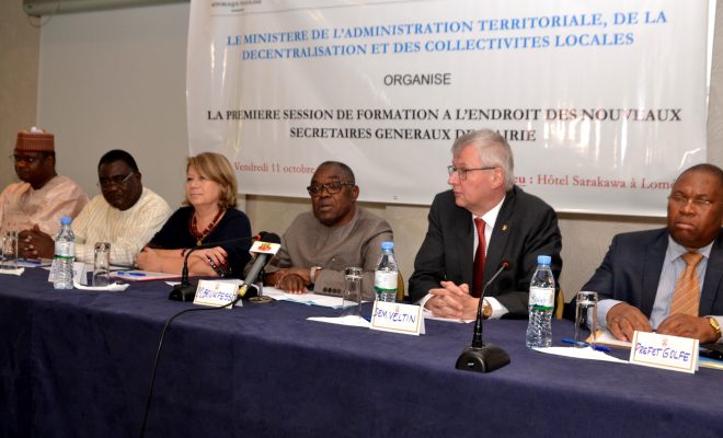  Processus de décentralisation au Togo : Les secrétaires généraux des communes formés