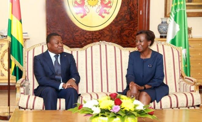  Le chef de l’Etat s’est entretenu avec la secrétaire générale de l’OIF, Mme Louise Mushikiwabo