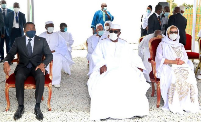  Côte d’Ivoire : Le président Faure Essozimna Gnassingbé assiste aux funérailles  de feu premier ministre Amadou Gon Coulibaly à korhogo