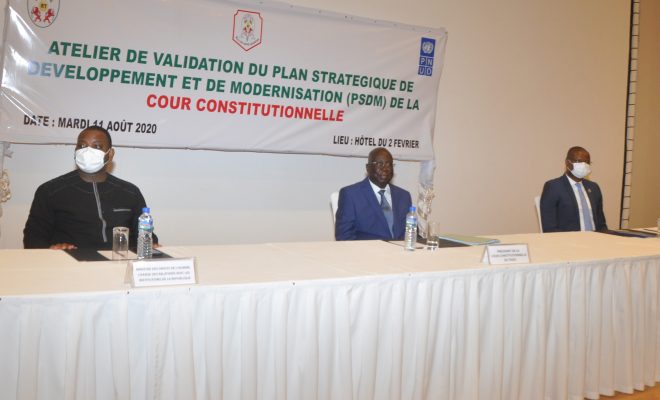  La Cour constitutionnelle se dote d’un plan stratégique de développement et de modernisation 2021-2025