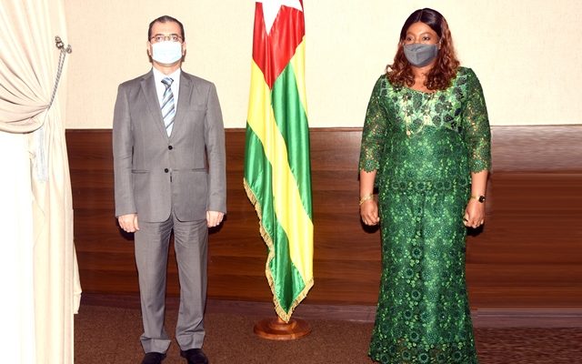  Mme Yawa Djigbodi Tségan  reçoit les ambassadeurs de Chine et d’Egypte au Togo 