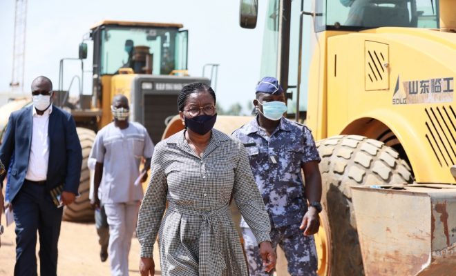  Le Premier ministre  constate  l’évolution  des  travaux de Réhabilitation et de bitumage  des routes  Lomé-Vogan-Anfoin et Lomé-Kpalimé