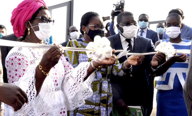  Les postes de péage automatisés de Davié, Vodougbé et Aképédo réceptionnés  par le Premier ministre, Mme Victoire Tomégah-Dogbé