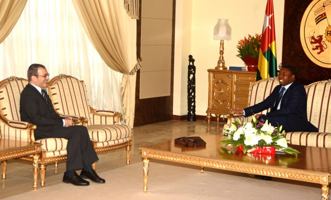  En fin de mission au Togo, l’ambassadeur d’Egypte Dr Hossam Hussein fait ses adieux au chef de l’Etat
