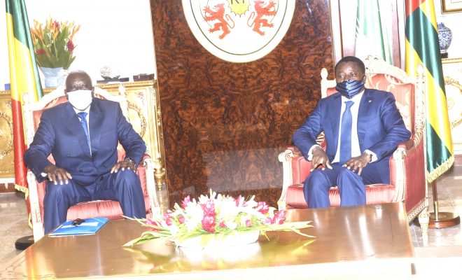   Le président de la transition du Mali Bah N’Daw a effectué une visite de travail et d’amitié à Lomé