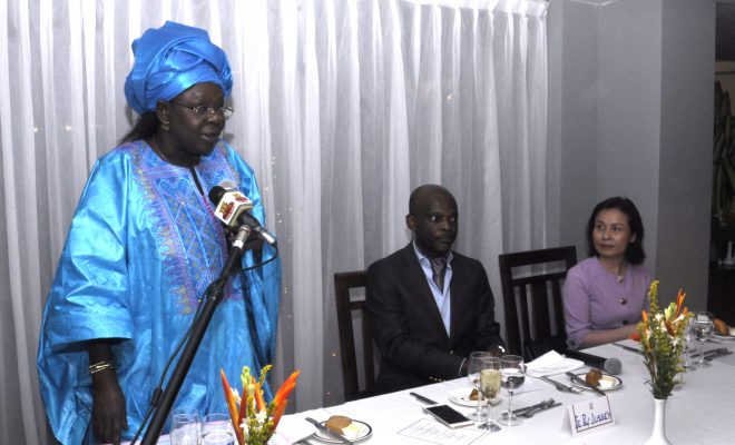  L’ambassadeur du Sénégal, Mme Bineta Sambe Ba l’hôte d’un dîner d’adieu