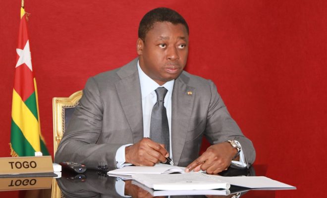 Le chef l’Etat, Faure Essozimna Gnassingbé  prend part  à la 58è sommet ordinaire virtuelle de la CEDEAO