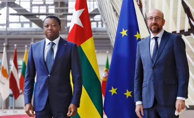  Faure Essozimna Gnassingbé échange avec Charles Michel