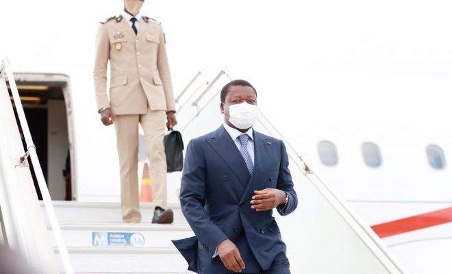  Le chef de l’Etat Faure Essozimna Gnassingbé participe au sommet de la CEDEAO à Accra sur la situation en Guinée