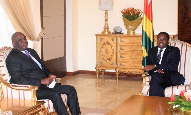  Le président du conseil d’administration de Afreximbank  chez le chef de l’Etat