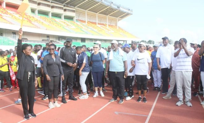  Le Premier Ministre Victoire Tomégah-Dogbé lance la Journée nationale des sports