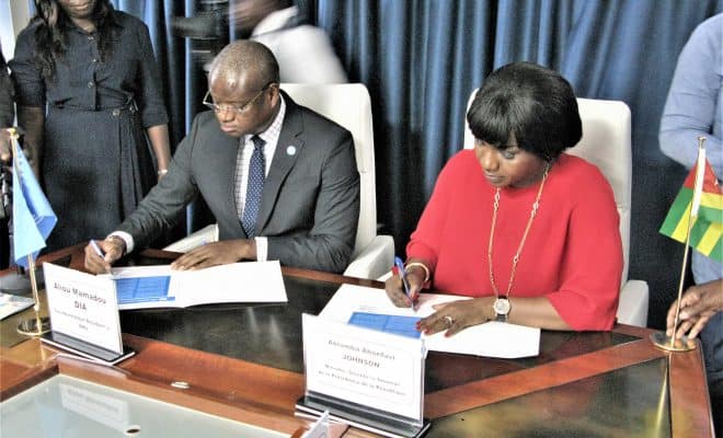  Un nouveau cadre de partenariat signé le Togo et le Système des Nations Unies