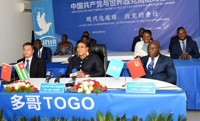 PA Yawa Digbodi Tsegan participates in high-level dialogue between the Chinese Communist Party and those of the world