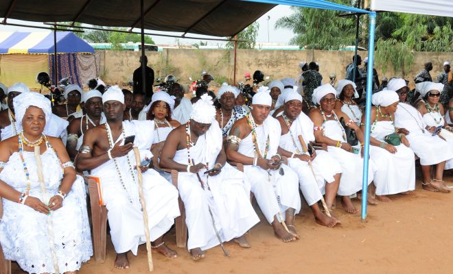 The Traditional Priests of Togo celebrated its pewter jubilee of their association – Togo-Presse