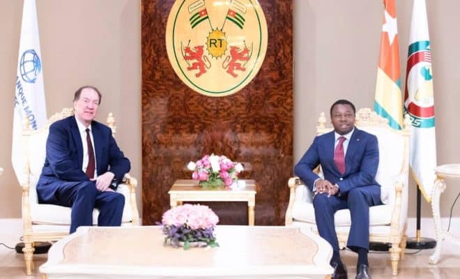 Group President David Malpass reiterated to Head of State Faure Gnassingbé the support of his institution – Togo-Presse