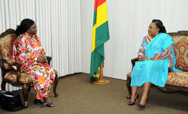  Mme Binta Sanneh du PNUD et une délégation du CIP-UEMOA en audience à l’Assemblée nationale