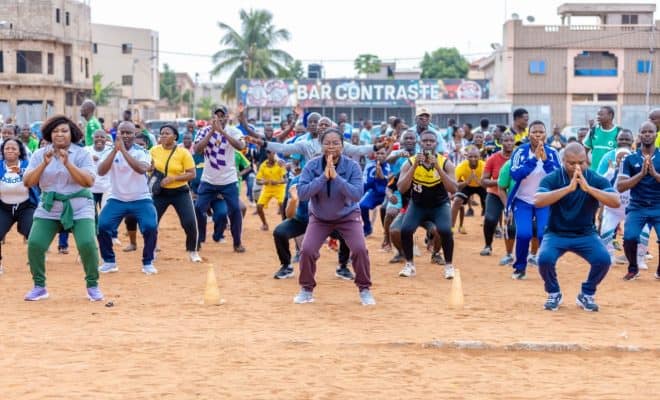  Le Premier ministre prend part à la 9e Journées Nationales du Sport  dans la commune Agoè-Nyivé 1