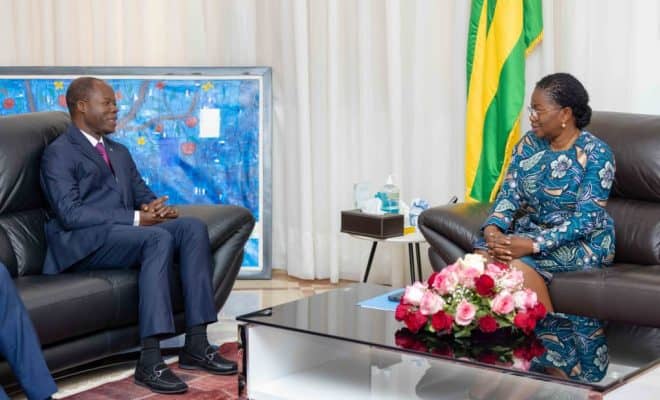  La Cheffe de gouvernement a reçu le président de Coris Holding