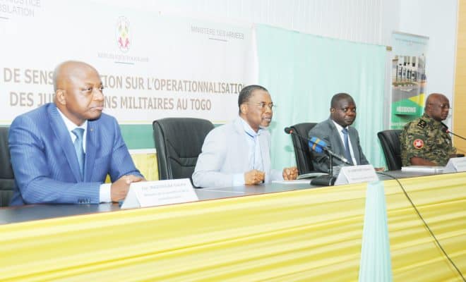  Modernisation de la Justice Togolaise : La première activité des juridictions militaires lancée