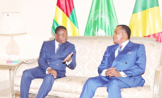  Consultations entre Faure Gnassingbé et Sassou N’Guesso à Oyo
