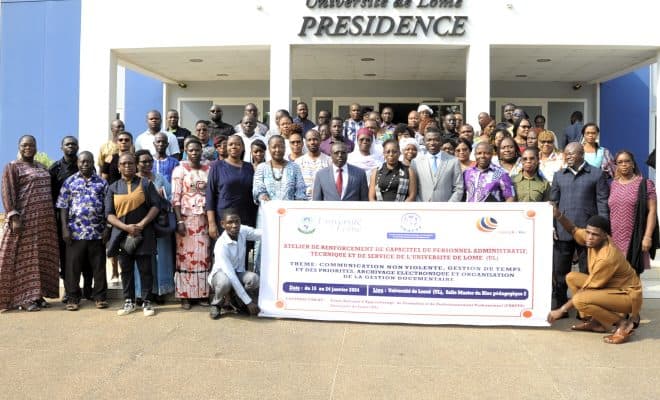 L’Université de Lomé forme son personnel sur la gestion de la