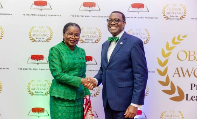 Dr Akinwumi Ayodeji Adesina lauréat du Prix Awolowo du leadership en ...