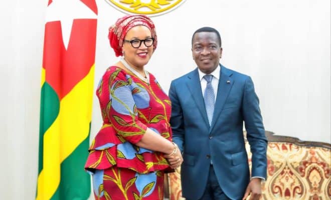  La SG du Commonwealth des Nations reçue par le président de l’Assemblée nationale